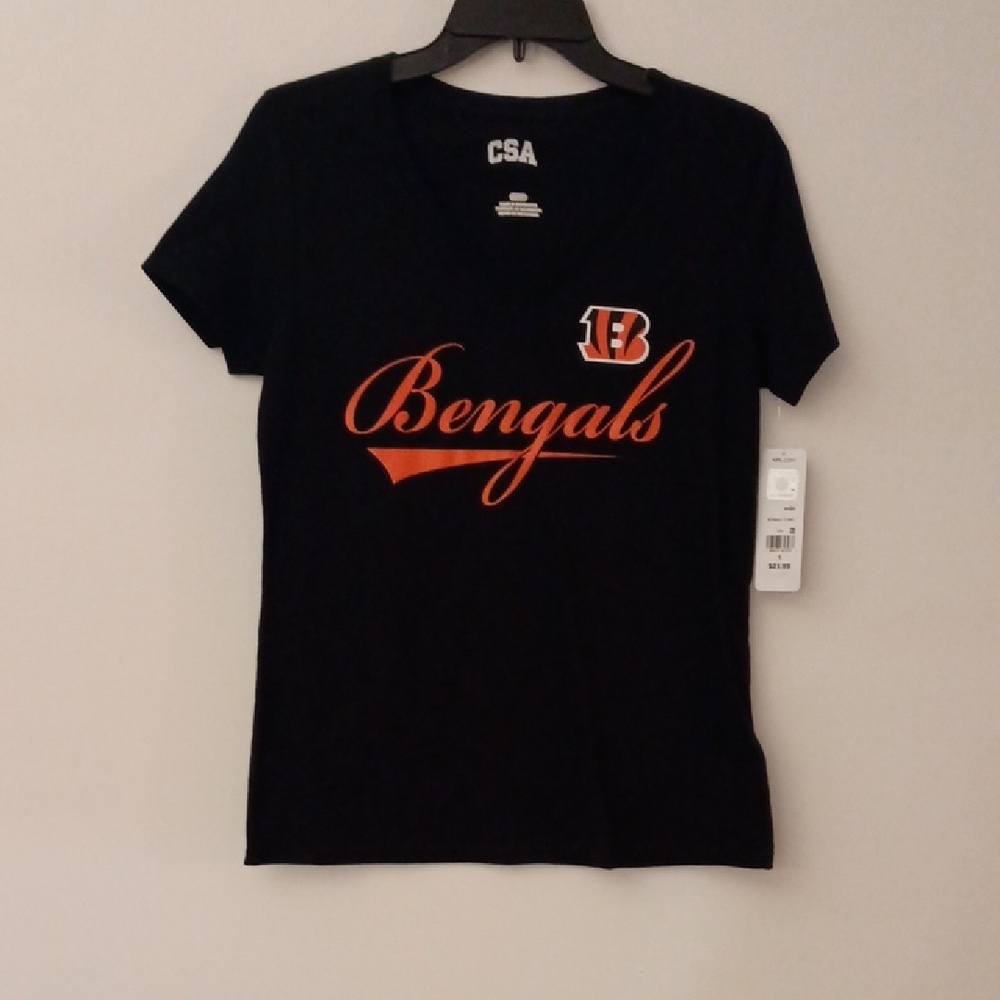 CSA Women's Black Bengals Short Sleeve Tee